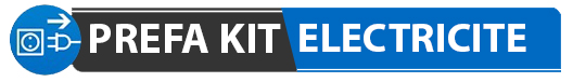 Logo de PREFA KIT ELECTRICITE, société de travaux en Installation électrique : rénovation complète ou partielle