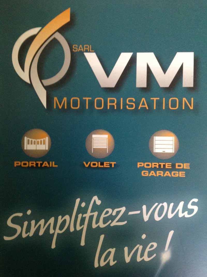Logo de sarl vmotorisation, société de travaux en Motorisation pour fermeture de portes et portails
