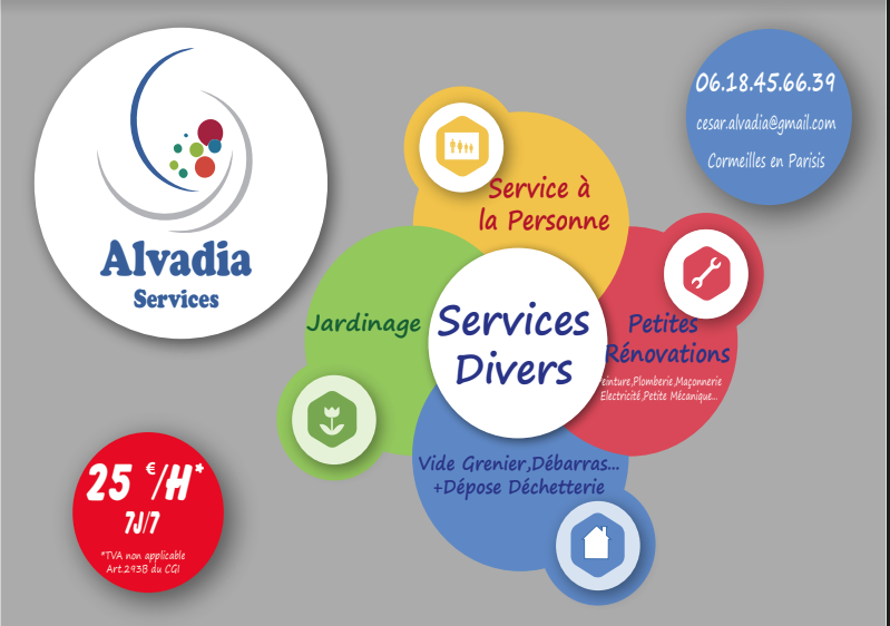 Logo de ALVADIA SERVICES, société de travaux en Service à la personne