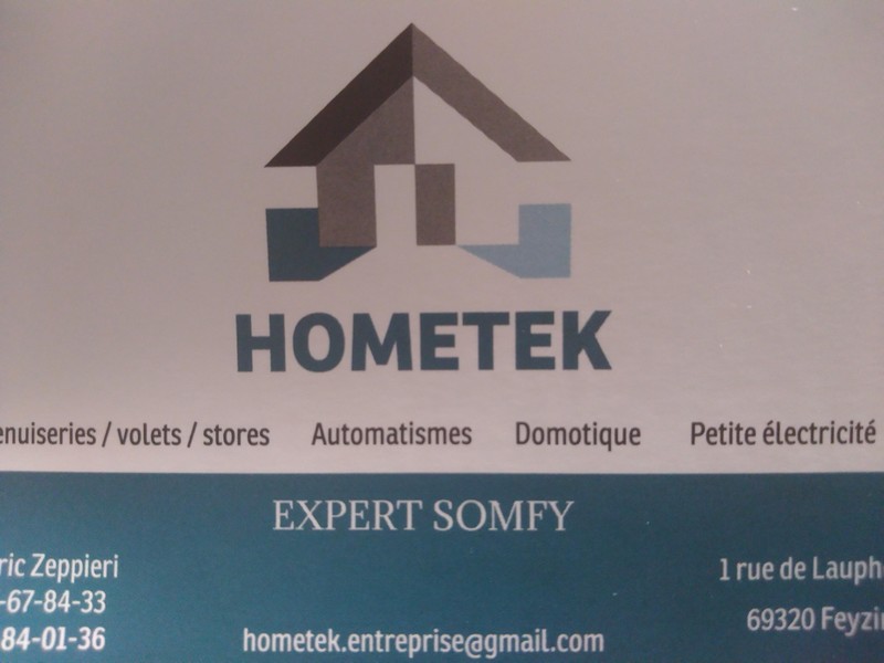 Logo de Hometek, société de travaux en Domotique