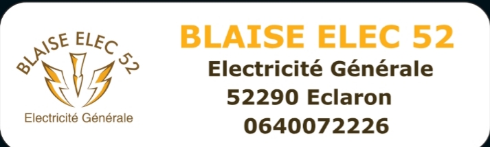 Logo de Blaise elec 52, société de travaux en Dépannage électrique