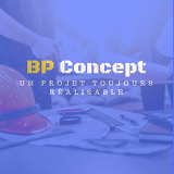 Logo de BP CONCEPT, société de travaux en Maçonnerie : construction de murs, cloisons, murage de porte