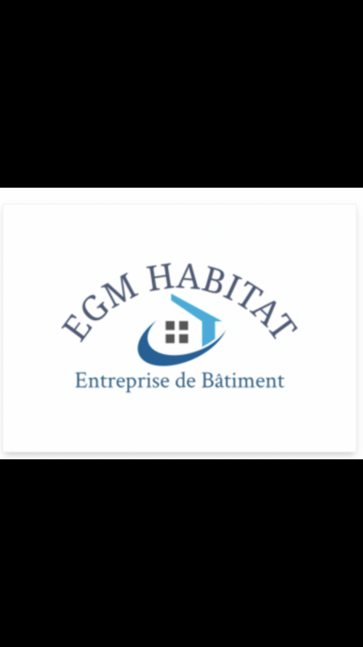 Logo de EGM Habitat, société de travaux en Construction, murs, cloisons, plafonds
