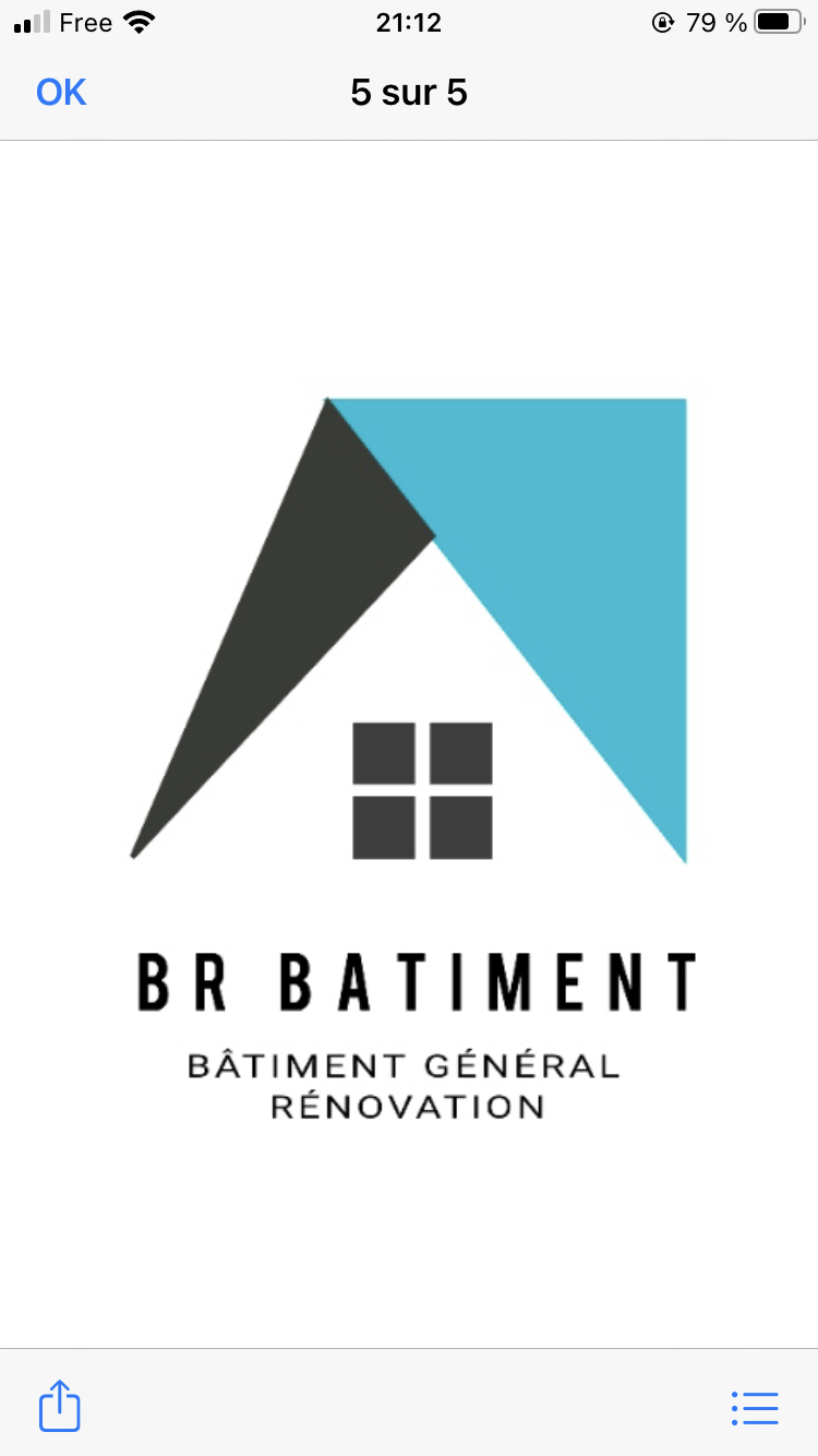 Logo de Brbatiment, société de travaux en Construction, murs, cloisons, plafonds en plaques de plâtre