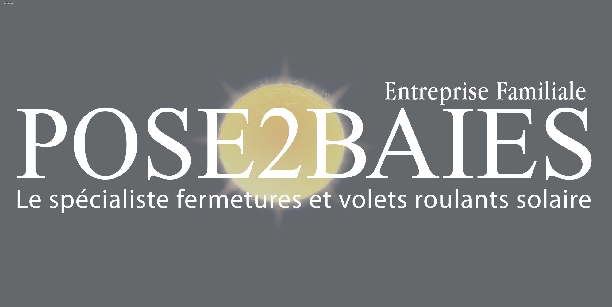 Logo de POSE2BAIES, société de travaux en Fourniture et installation de Volets roulant