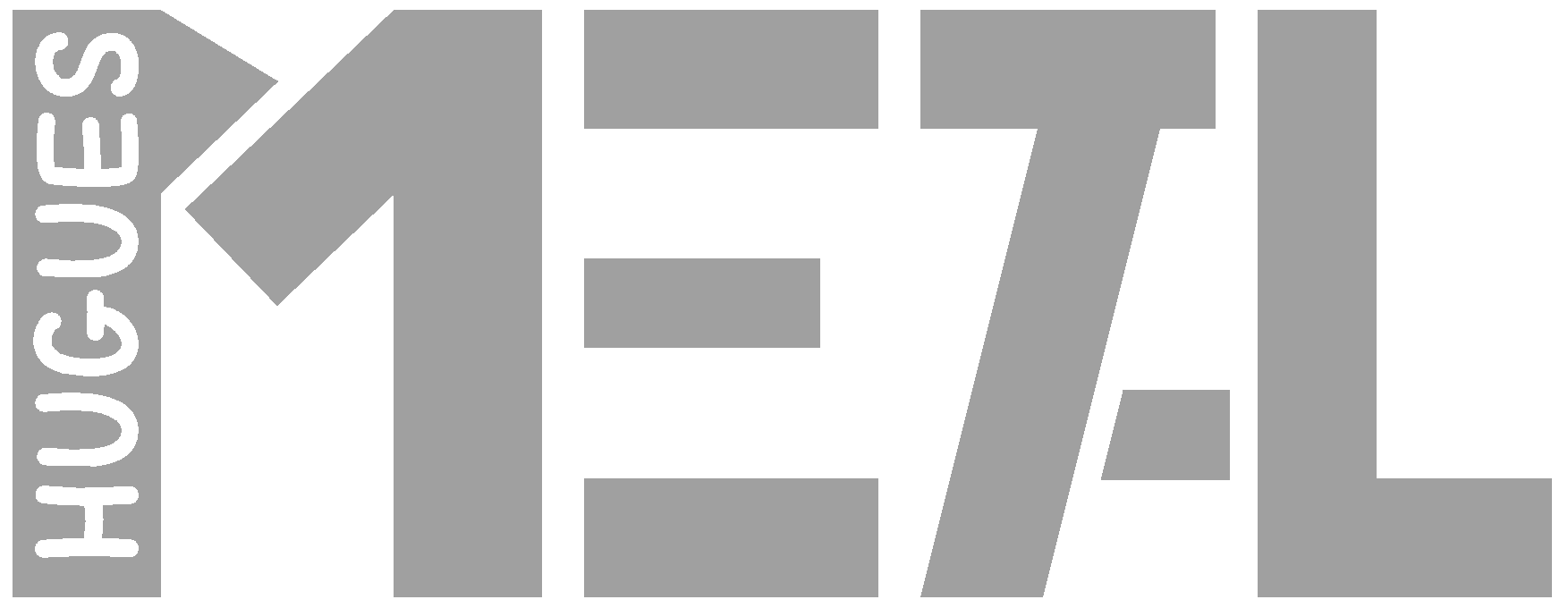 Logo de HUGUES METAL, société de travaux en Fourniture et pose d'un escalier métallique