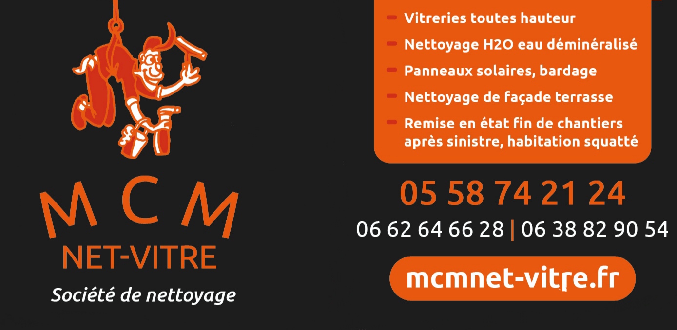 Logo de mcm net-vitre, société de travaux en Locaux Professionnels