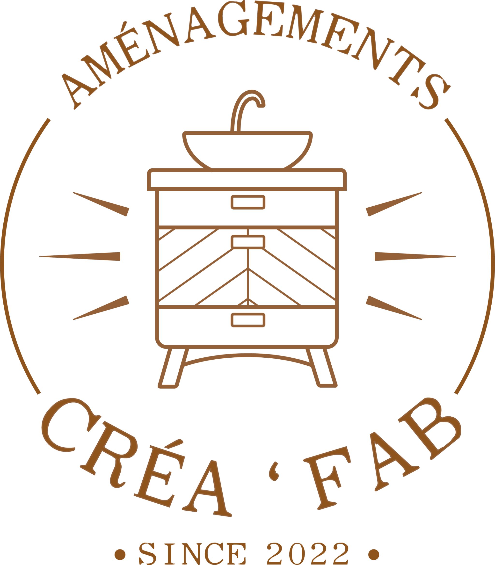 Logo de Crea'fab Amenagements, société de travaux en Création complète de salle de bains