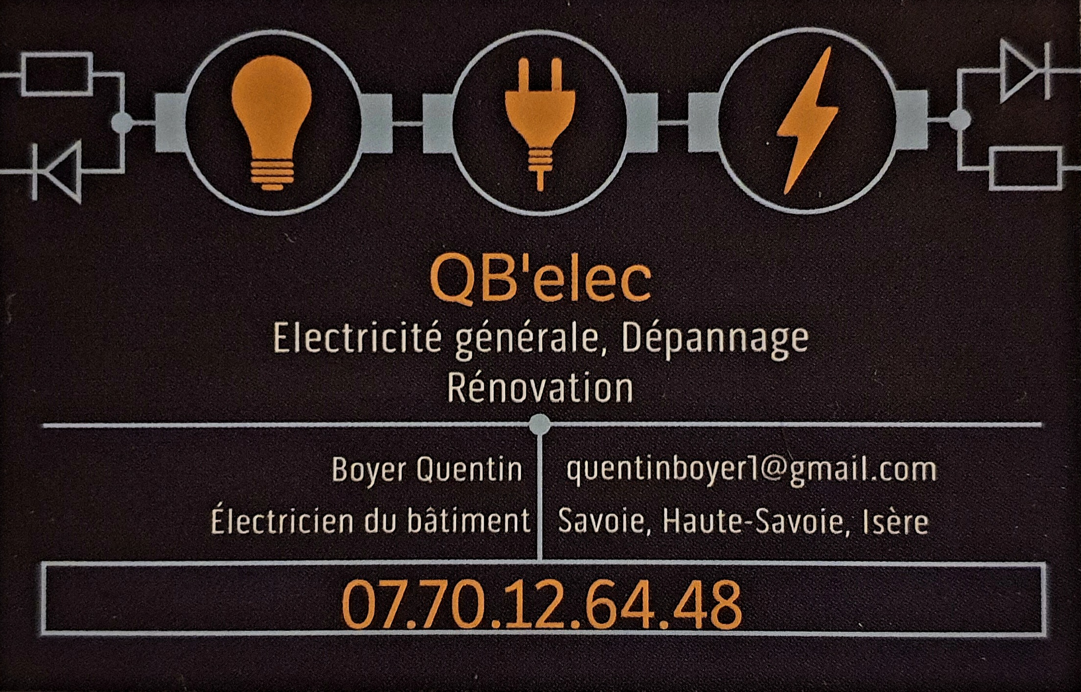 Logo de Boyer Quentin, société de travaux en Installation électrique : rénovation complète ou partielle