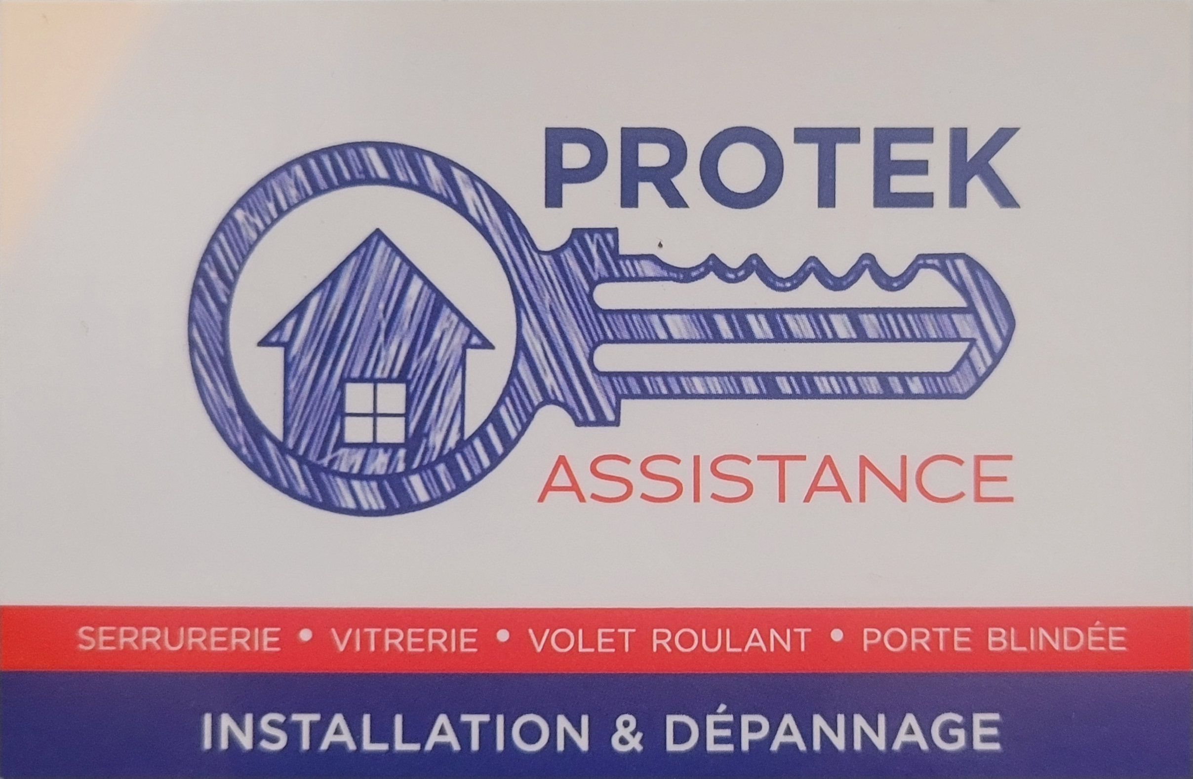 Logo de protek assistance, société de travaux en 
