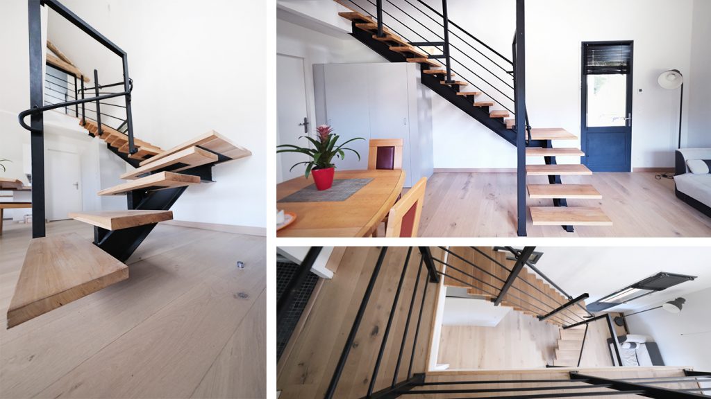 CPX ETC, artisan spécialisé en Création d'un escalier sur mesure (bois, métal, béton, verre)
