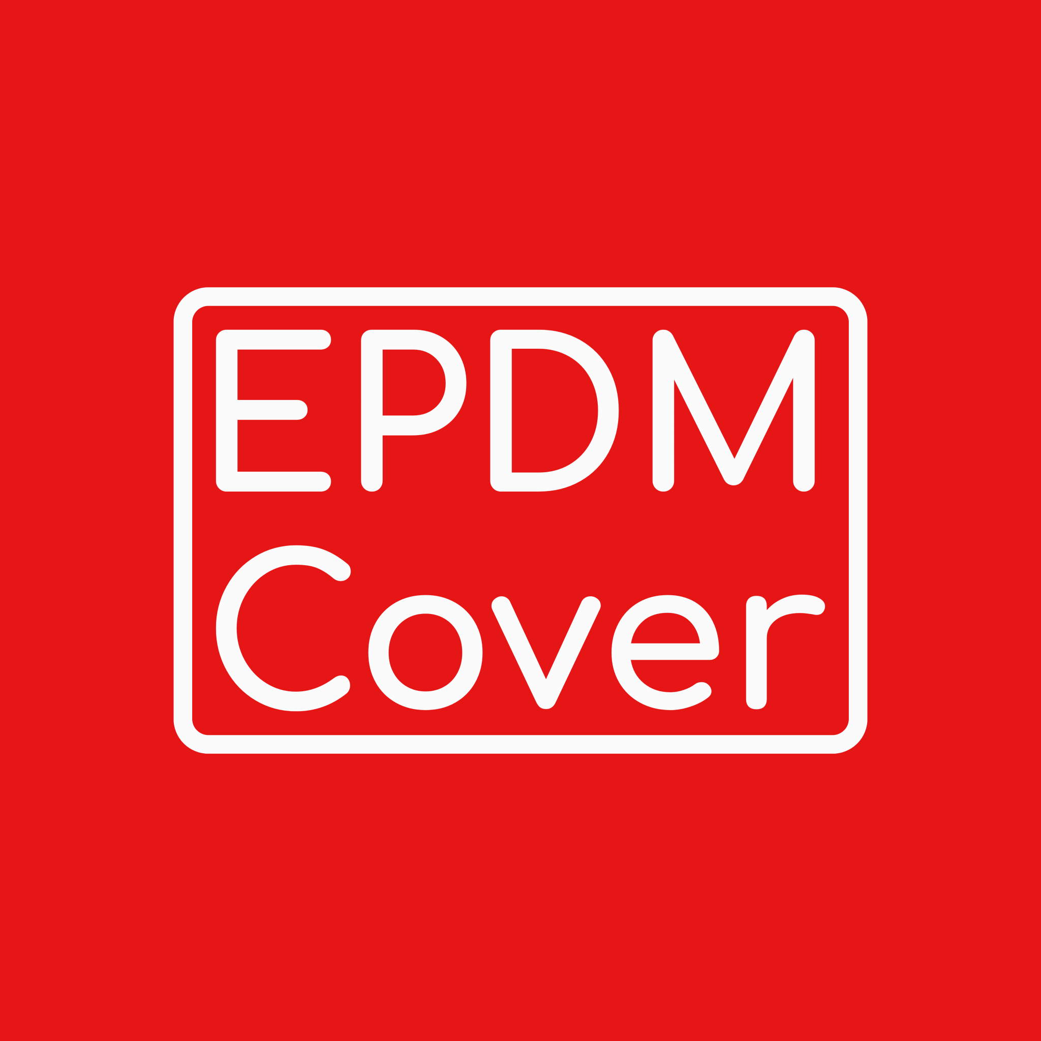 Logo de Epdm Cover, société de travaux en Rénovation ou changement de votre couverture de toit