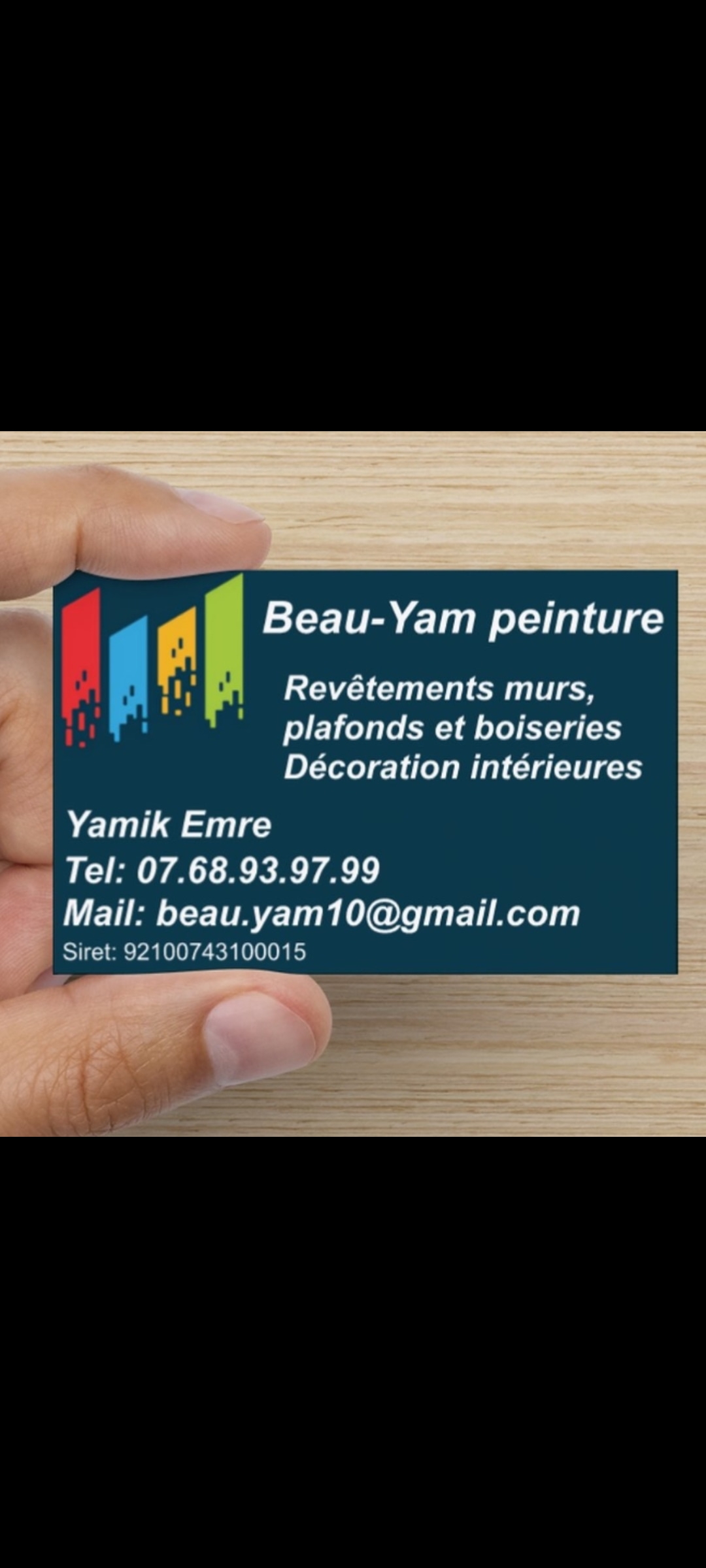 Logo de Yamik Emre, société de travaux en Peinture : mur, sol, plafond