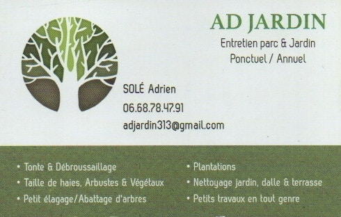 Logo de Sole Adrien, société de travaux en Entretien de jardin (ponctuel ou à l'année)
